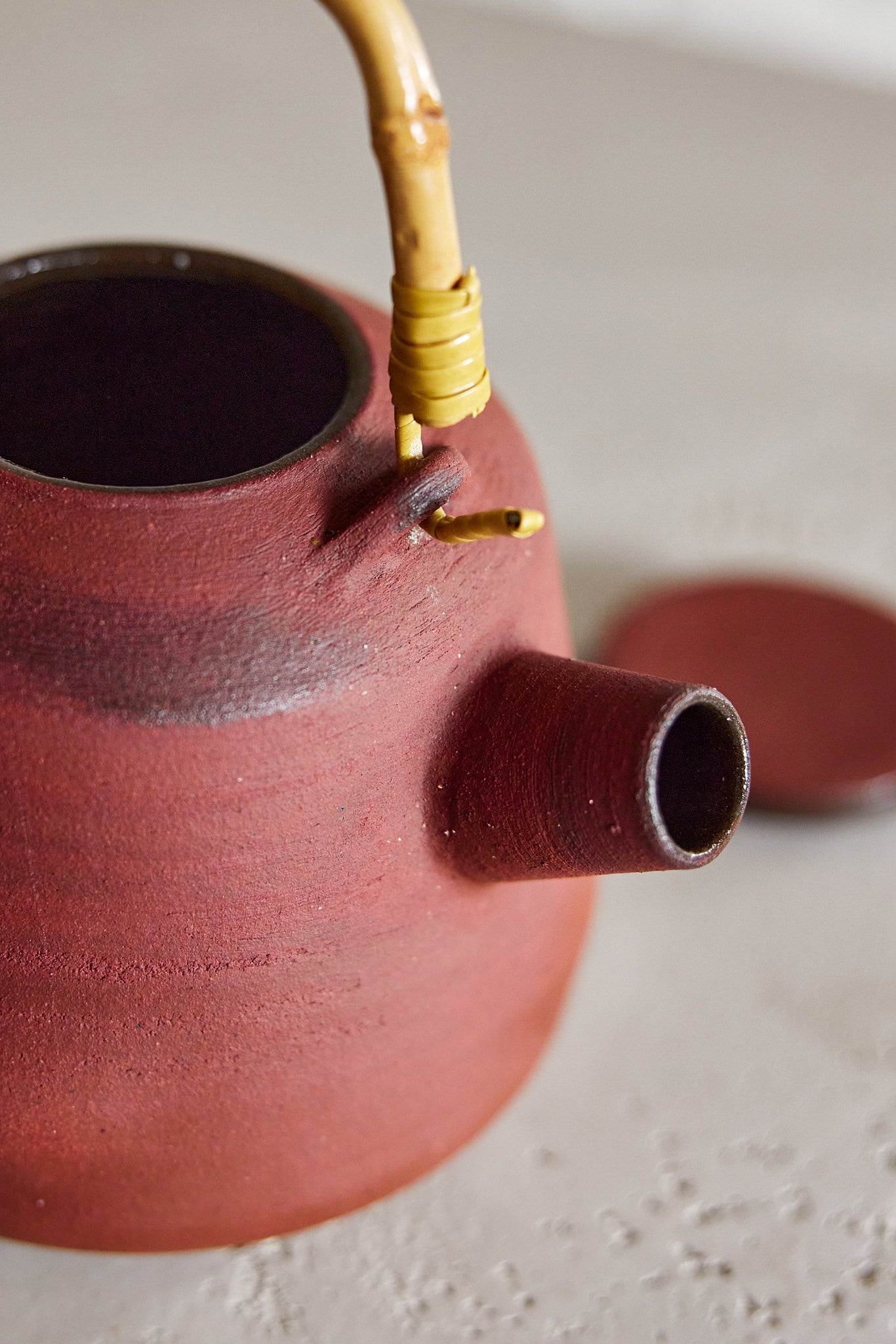 DEEP TERRA SET TEAPOT AND 2 CUPS