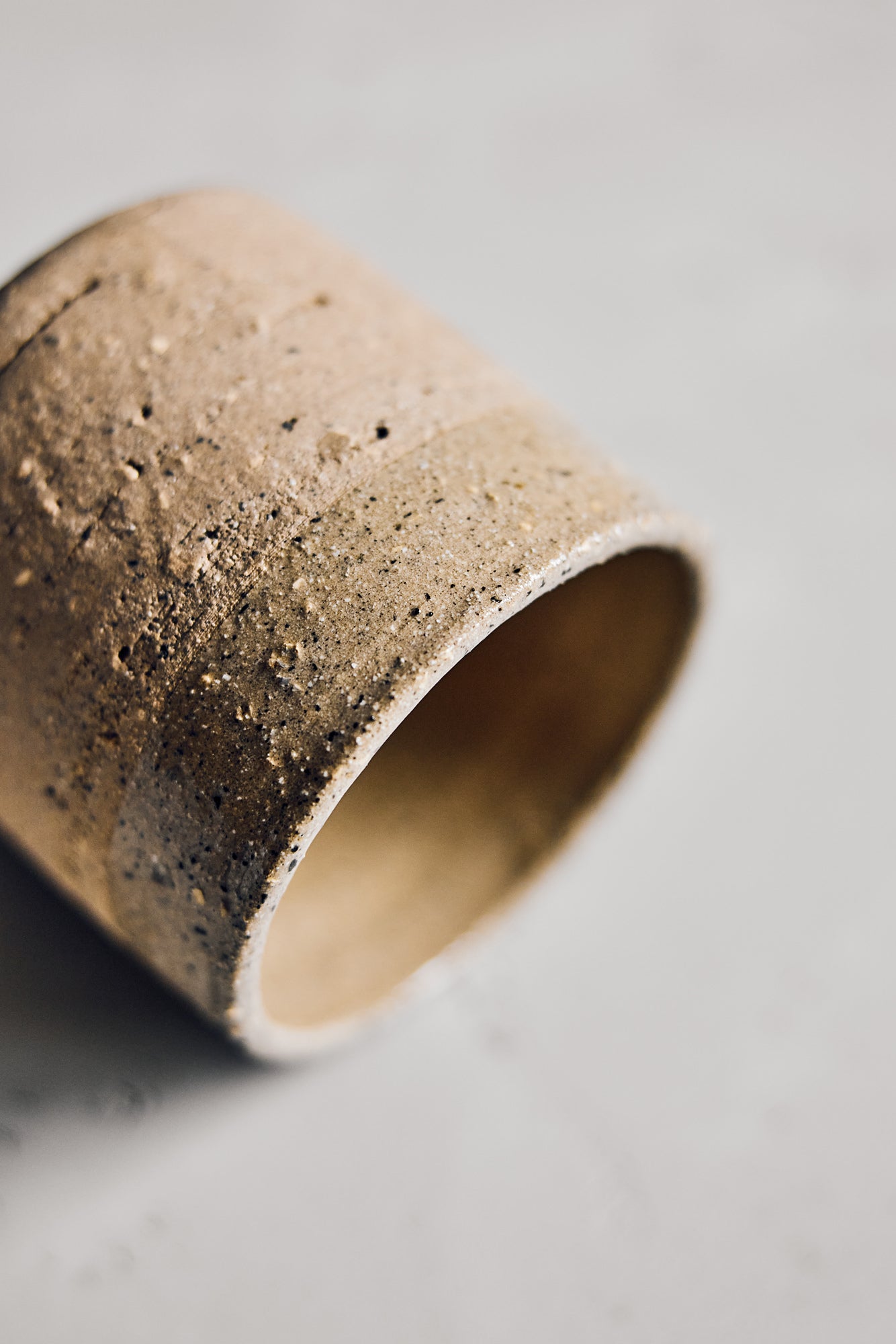 BEIGE STONE CUP