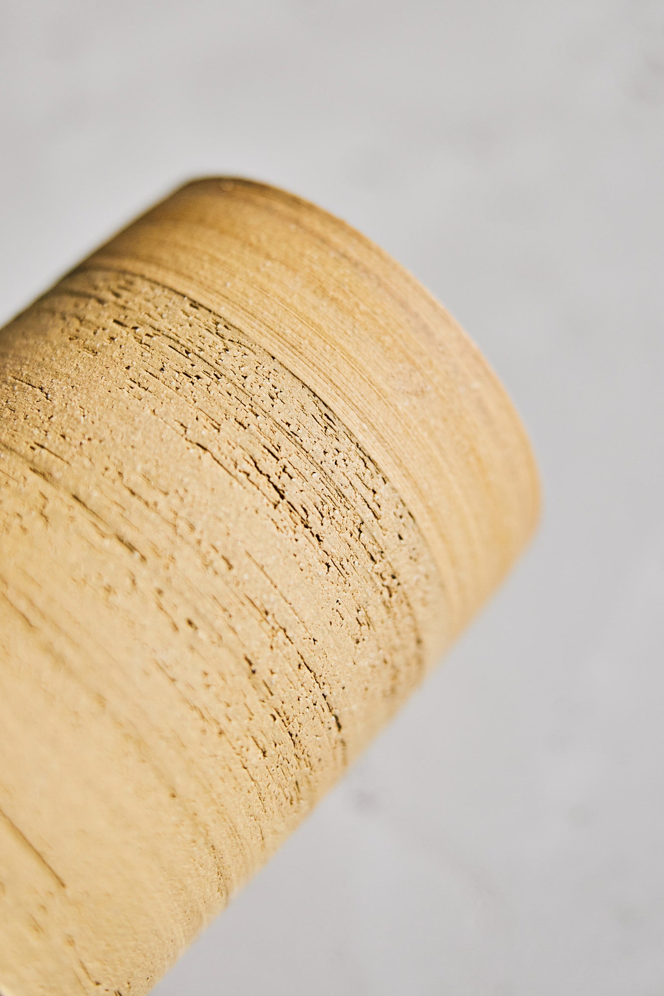 YELLOW SAND VASE